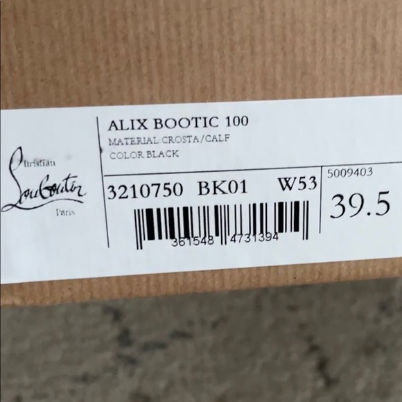 Christian Louboutin authentic boots 2021 fall Line , Never worn size 39.5 ! - Picture 12 of 12
